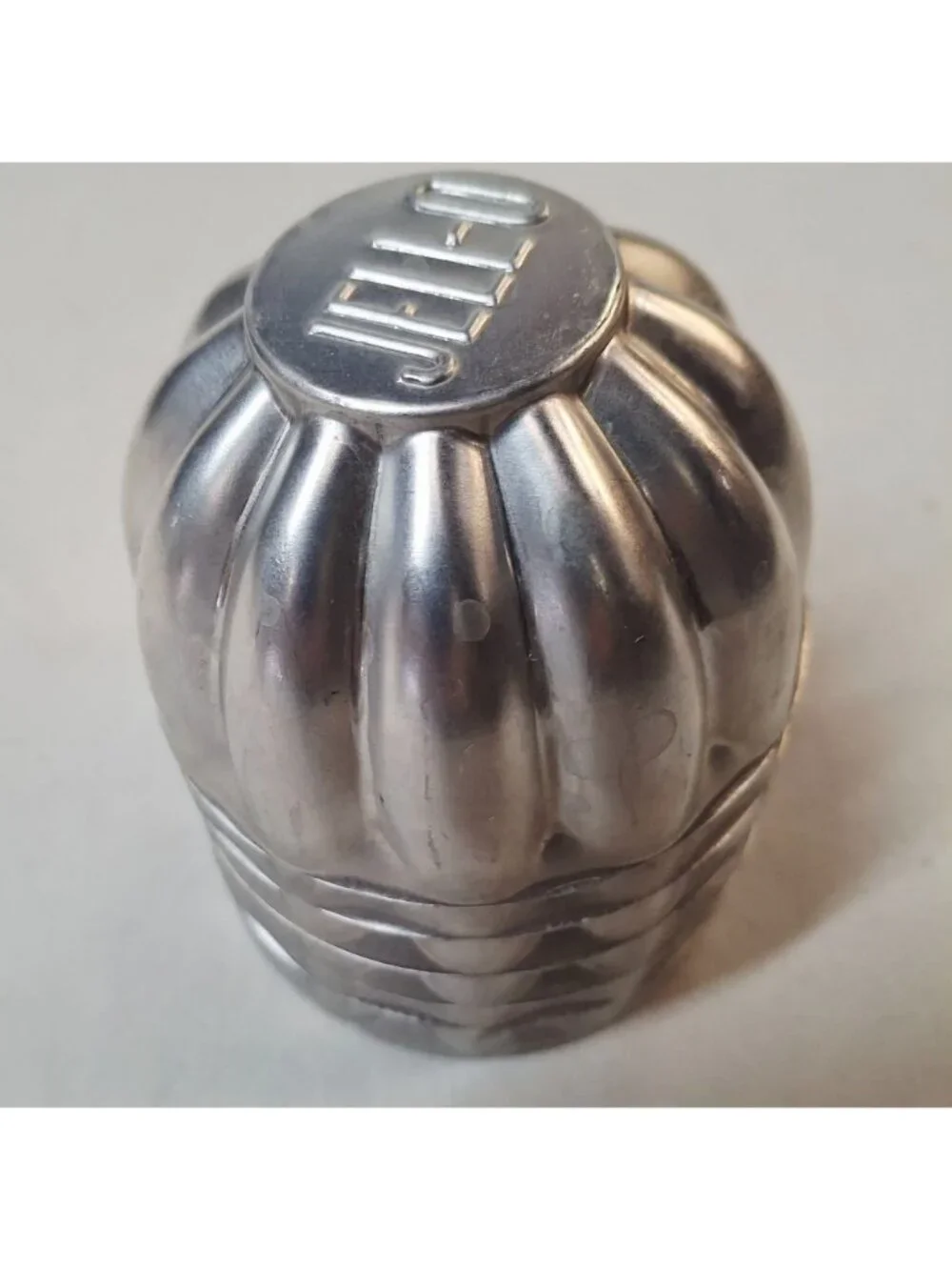 Vintage Jell-O Aluminum Mold Set Of 6 Retro Fluted Dessert Cups For Baking Or Ge